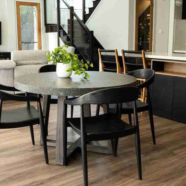 eTerrazzo Round Dining Table - Standard Legs