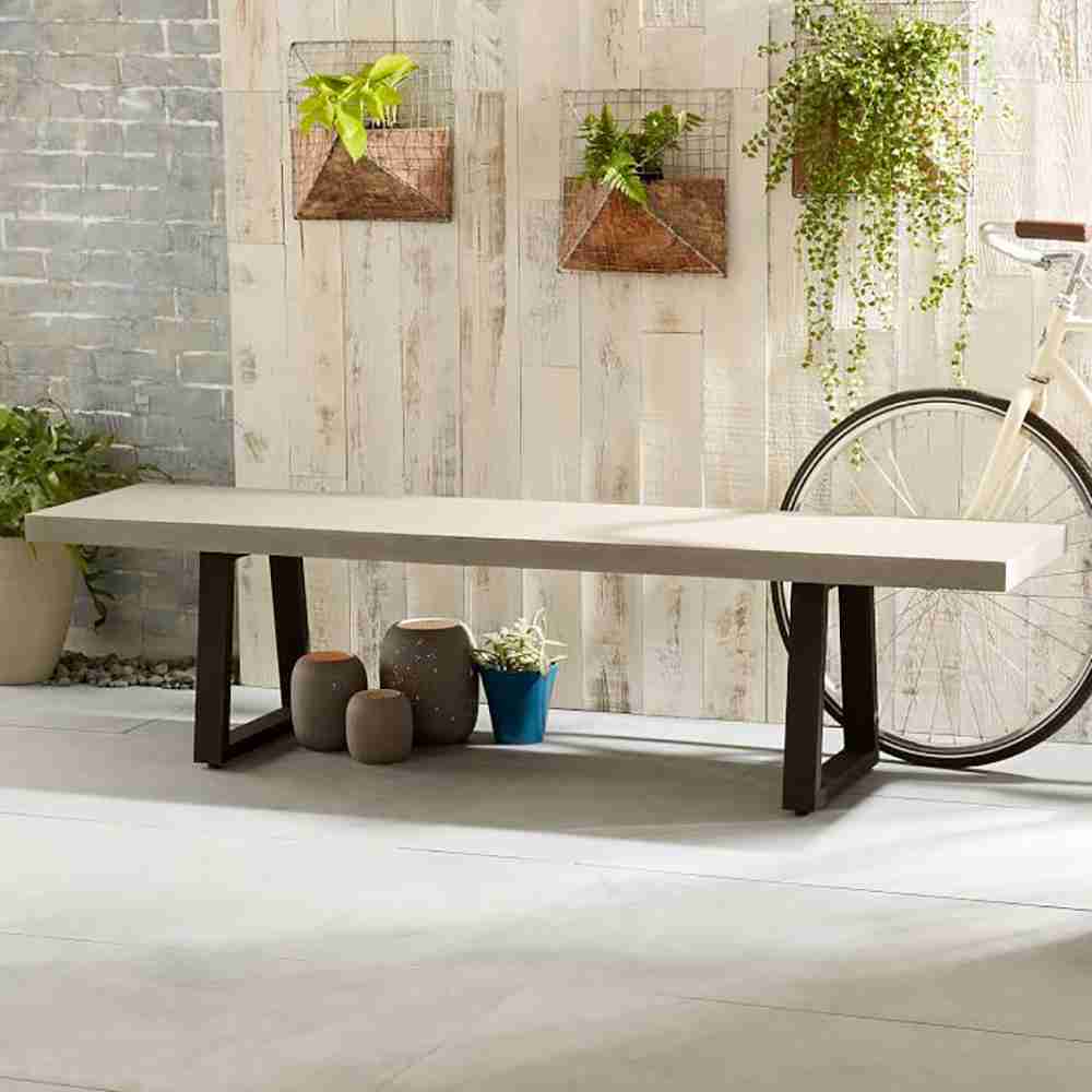 Beach Stone Top Bench Seat