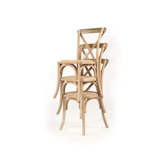 Pinbarren Stackable Cross Back Dining Chair