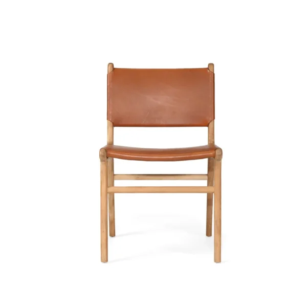 Witta Flat Leather Dining Chair