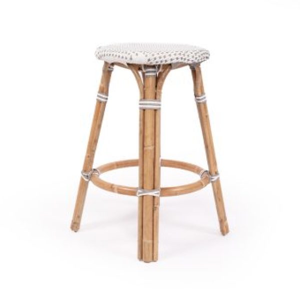 Shannon Counter Stool Backless - white